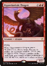 Opportunistic Dragon (133) — card price