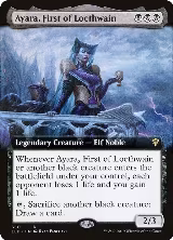 Ayara, First of Locthwain (Extended Art) (350) — card price