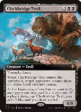 Clackbridge Troll (Extended Art) (353) — card price