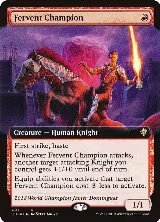 Fervent Champion (Extended Art) (360) — card price