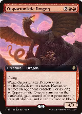 Opportunistic Dragon (Extended Art) (364) — card price