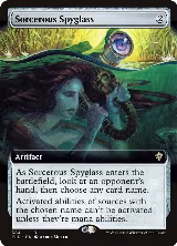 Sorcerous Spyglass (Extended Art) (384) — card price