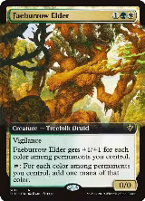 Faeburrow Elder (Extended Art) (380), Throne of Eldraine — Magic card price