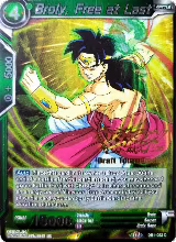 Broly, Free at Last (Dragon Brawl Draft Tournament Gold Stamped) (DB1-052) — card price