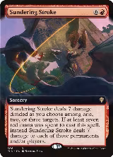 Sundering Stroke (Extended Art) (366) — card price