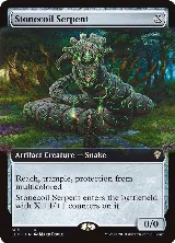 Stonecoil Serpent (Extended Art) (385) — card price