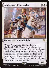 Acclaimed Contender (1) — card price