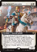 Acclaimed Contender (Extended Art) (334) — card price