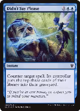 Didn't Say Please (42) — card price