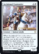 Acclaimed Contender (1) — card price