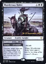 Murderous Rider (97), Prerelease Cards — Magic card price