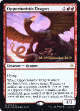 Opportunistic Dragon (133), Prerelease Cards — Magic card price