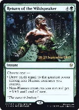 Return of the Wildspeaker (172), Prerelease Cards — Magic card price