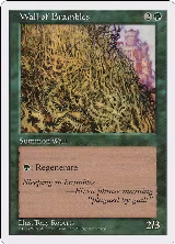 Wall of Brambles — card price