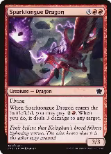 Sparktongue Dragon (43) — card price