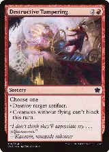 Destructive Tampering (38) — card price