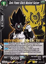 Dark Power Black Masked Saiyan (OTAKON 2019) (BT5-112_PR), Promotion Cards — DB Super card price
