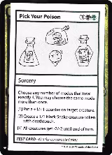 Pick Your Poison, Mystery Booster: Convention Edition Exclusives — Magic card price