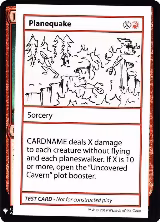 Planequake, Mystery Booster: Convention Edition Exclusives — Magic card price