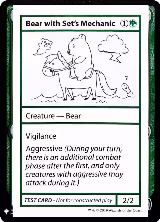 Bear with Set's Mechanic — card price
