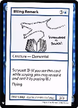 Biting Remark — card price