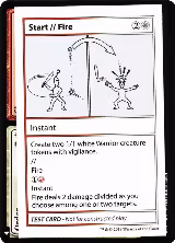 Start // Fire, Mystery Booster: Convention Edition Exclusives — Magic card price