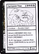 Cyclopean Titan — card price
