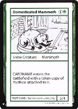 Domesticated Mammoth — card price