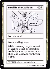 Enroll in the Coalition — card price