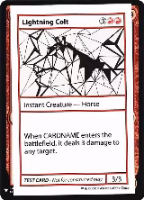 Lightning Colt, Mystery Booster: Convention Edition Exclusives — Magic card price