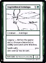 Inspirational Antelope, Mystery Booster: Convention Edition Exclusives — Magic card price
