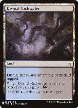 Dismal Backwater (232), The List Reprints — Magic card price