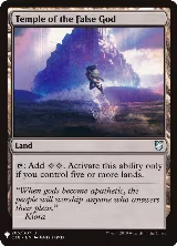 Temple of the False God (C18) (285), The List Reprints — Magic card price