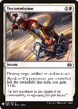 Decommission (16), The List Reprints — Magic card price
