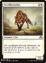 Devilthorn Fox (14), The List Reprints — Magic card price