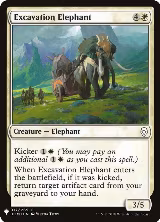 Excavation Elephant (17), The List Reprints — Magic card price
