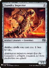 Foundry Inspector (215), The List Reprints — Magic card price