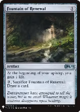 Fountain of Renewal (235), The List Reprints — Magic card price