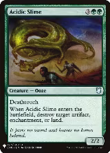Acidic Slime (127), The List Reprints — Magic card price