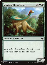 Ancient Brontodon (175), The List Reprints — Magic card price