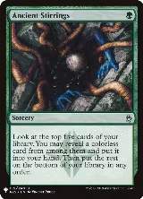 Ancient Stirrings (159), The List Reprints — Magic card price