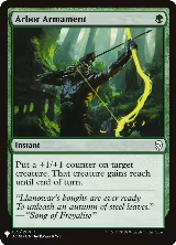 Arbor Armament (155), The List Reprints — Magic card price