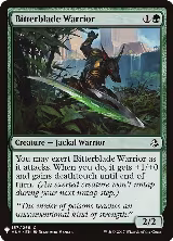 Bitterblade Warrior (157), The List Reprints — Magic card price