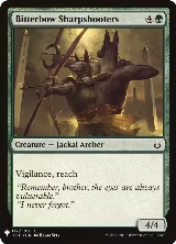 Bitterbow Sharpshooters (112), The List Reprints — Magic card price