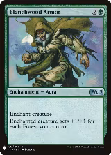 Blanchwood Armor (169), The List Reprints — Magic card price