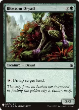 Blossom Dryad (178), The List Reprints — Magic card price