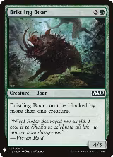 Bristling Boar (170), The List Reprints — Magic card price