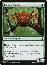Canopy Spider (191), The List Reprints — Magic card price