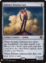 Solemn Simulacrum (62), The List Reprints — Magic card price