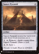 Sunset Pyramid (166), The List Reprints — Magic card price